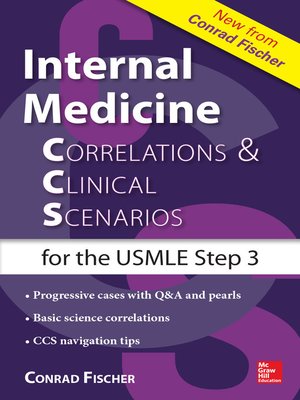 Internal Medicine Correlations and Clinical Scenarios (CCS) USMLE Step 3 - ebook